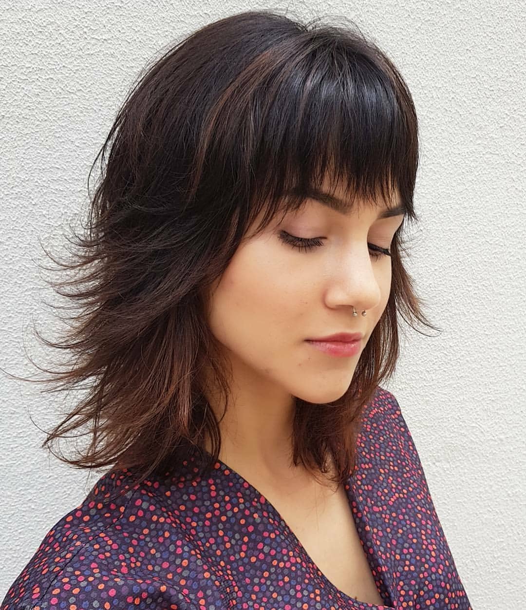 Feathered Bob with Fringes