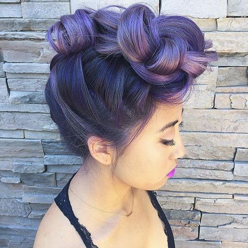 French Braided Faux Hawk
