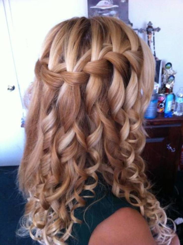 Intricate Waterfall Braid