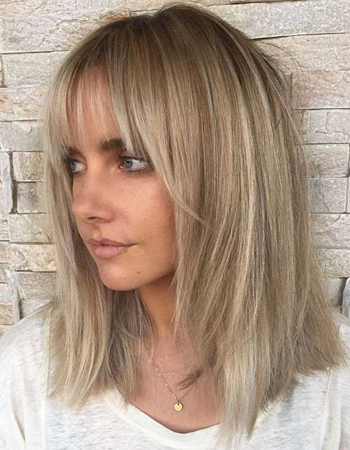 Layered Hair with Bangs