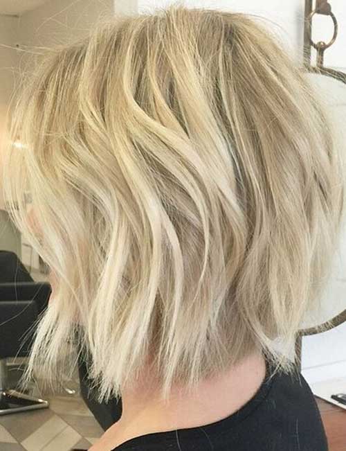 Light Blonde Wavy Bob Trend in 2019