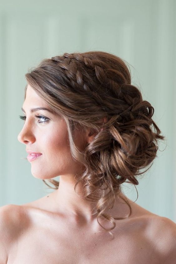 Loose Bun with Double Braids