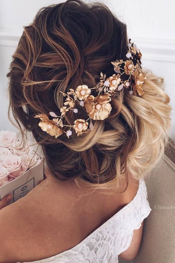 Low Bun for Curly Hair