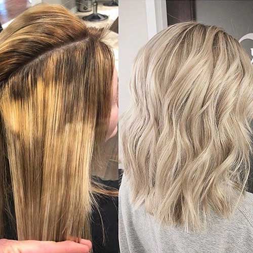 Medium Short Blonde Hair