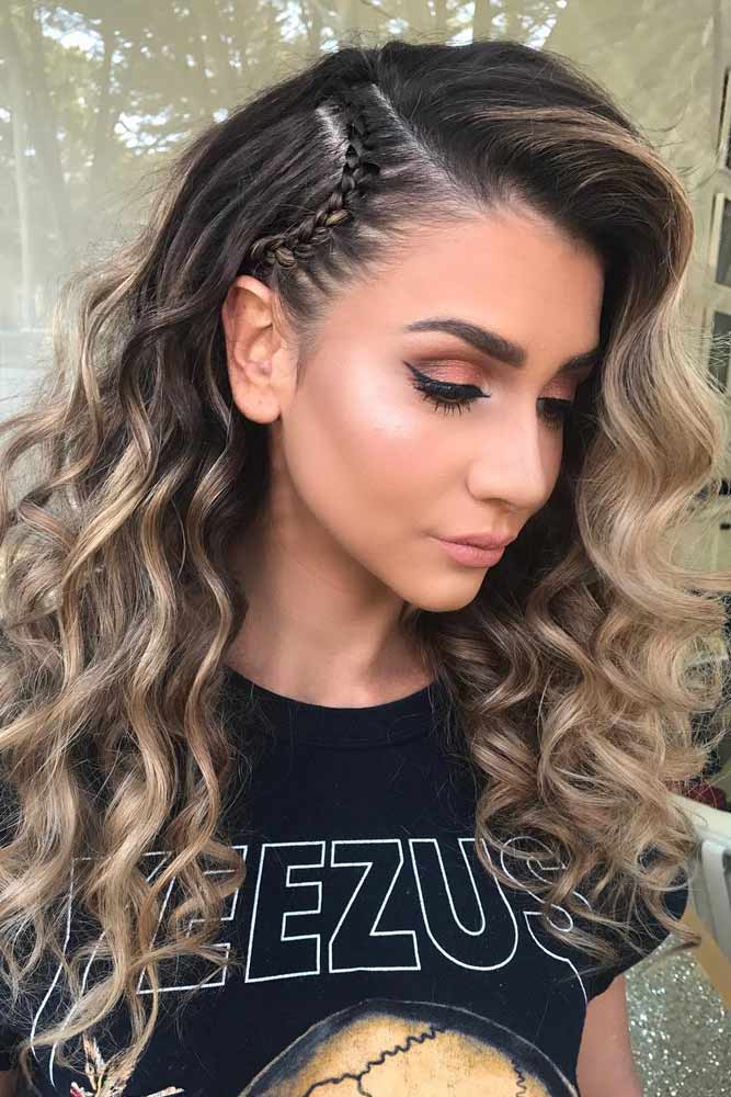 Mini Braid with Beach Waves