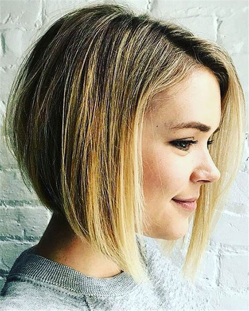 Short Bob Hair Color Idea