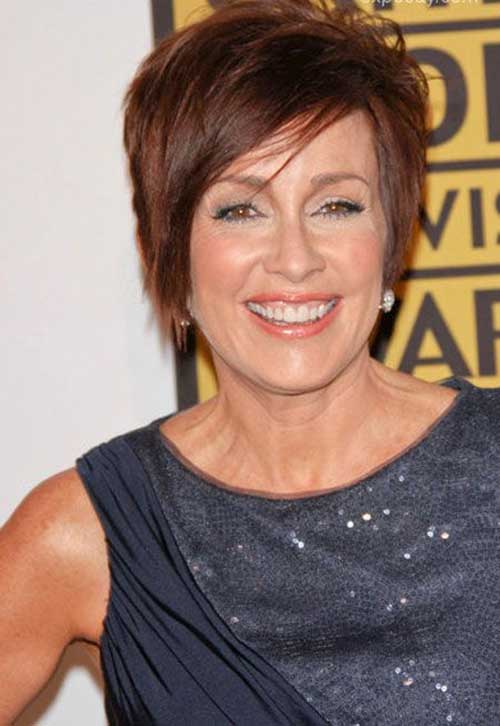 Short Layered Haircut for Older Women