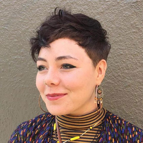 Short Pixie Cuts for Round Faces 1