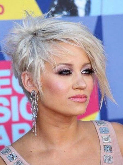 Short Platinum Blonde Pixie