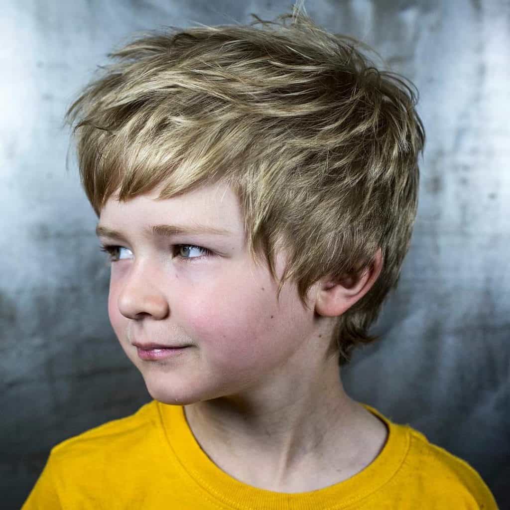 Short Poke Haircut for Boys