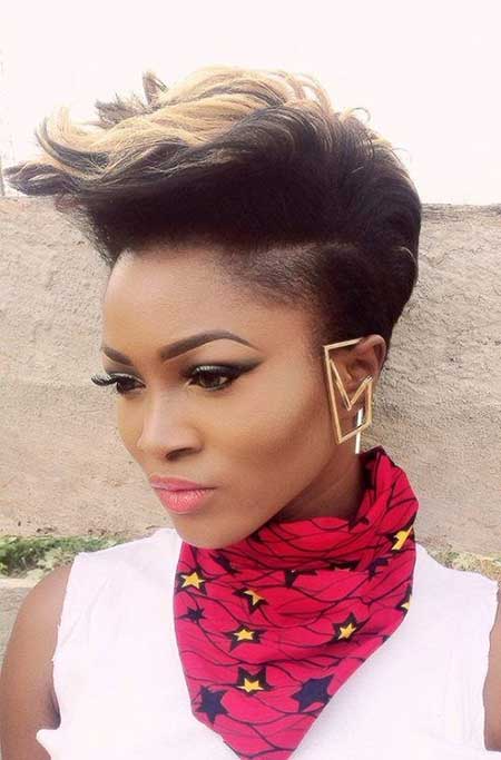 Straight Layered Haircut with Towering Front