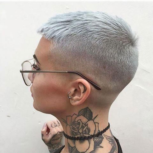 Super Short Blonde Pixie 2019