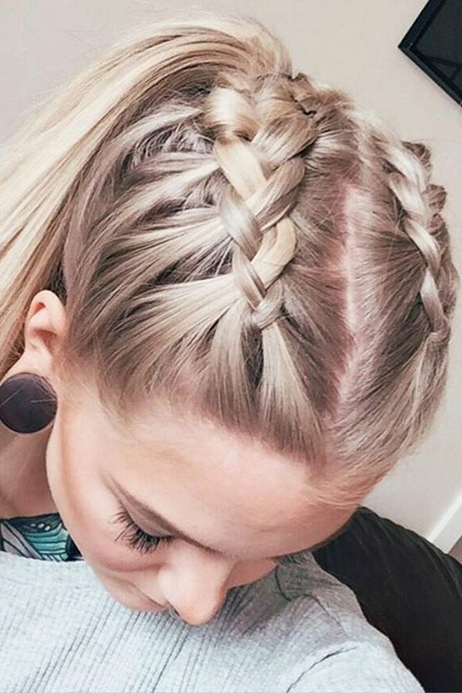 Twin Braided Hairdo