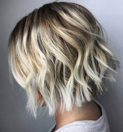 Wavy Short Haircut