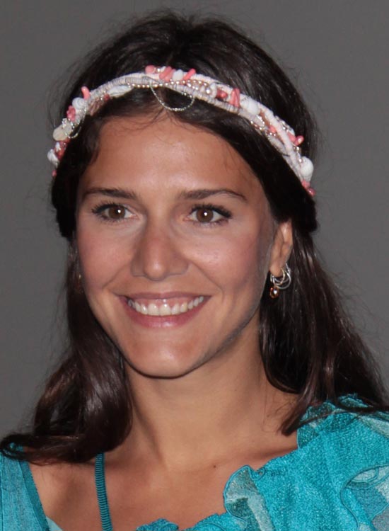 Cloth and Bead Headband
