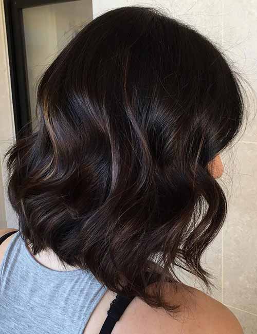 Dented Curls Layered Bob