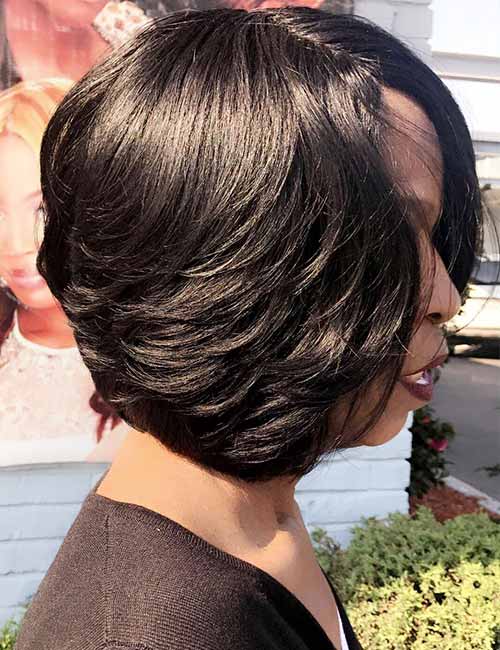 Feathered Layers Bob