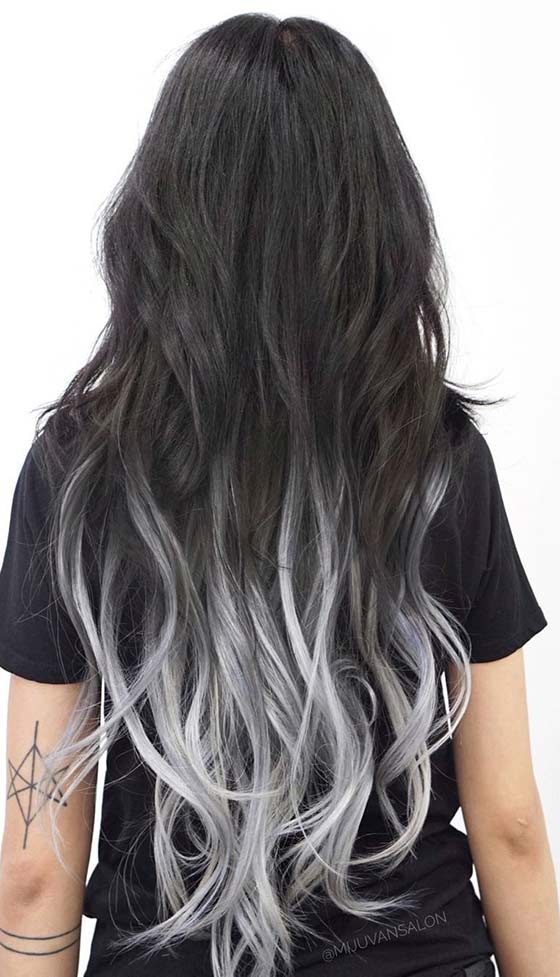 Grey Ombre Hair