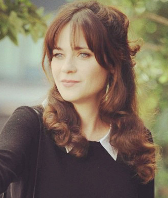 Half Pony With Split Up Bangs