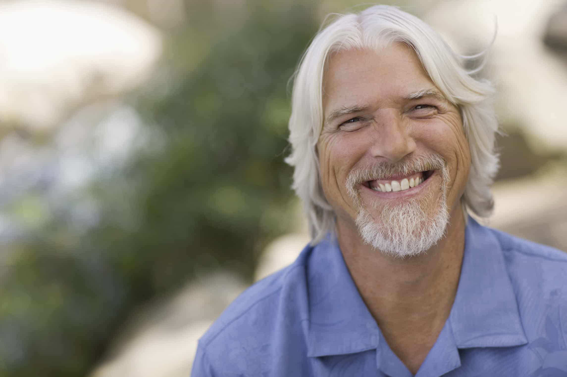 Long Layered Grey Hair