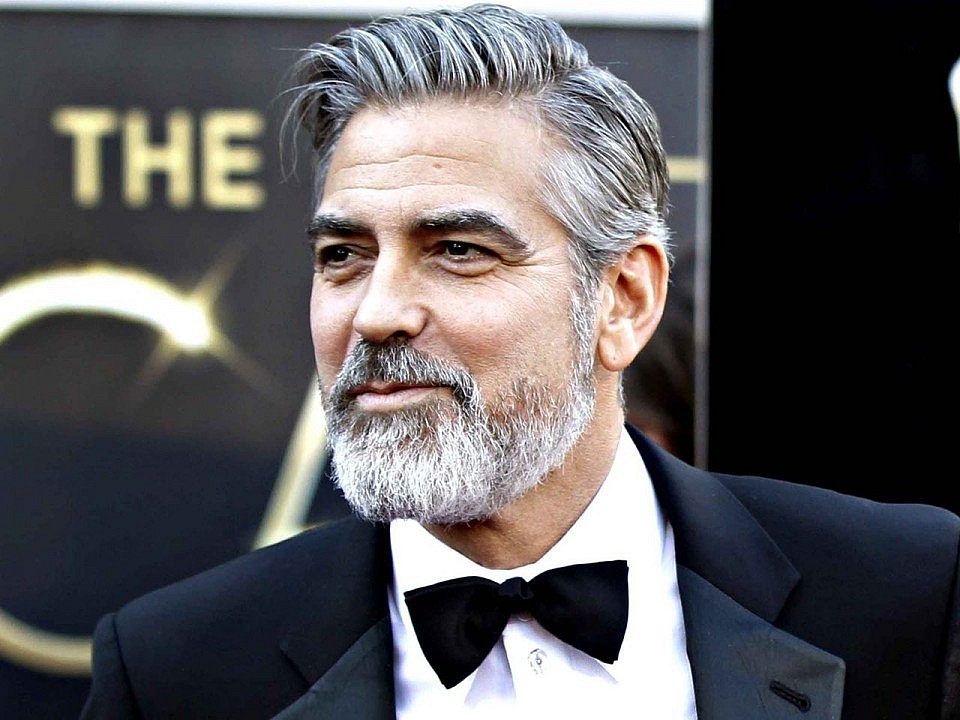 Long Locks Front Grey Hairstyle