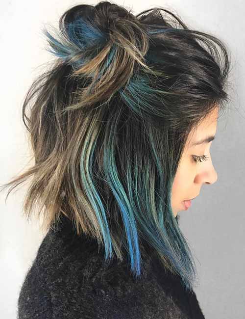 Messy Angled Bob