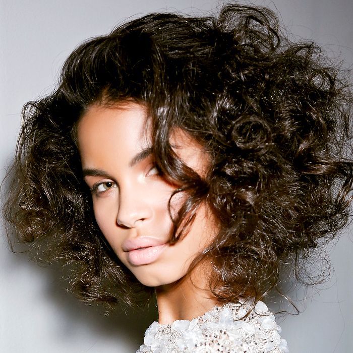 Messy Natural Curly Hairstyle