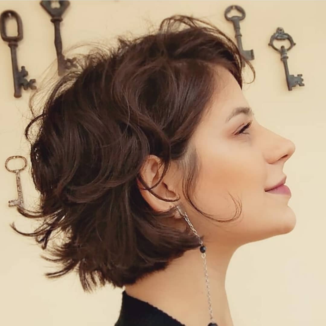 Messy but Not Shabby Short Hairstyle
