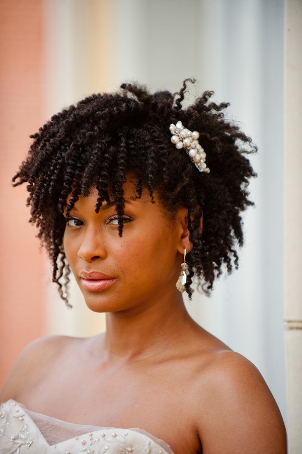 Natural Bride Hairstyle