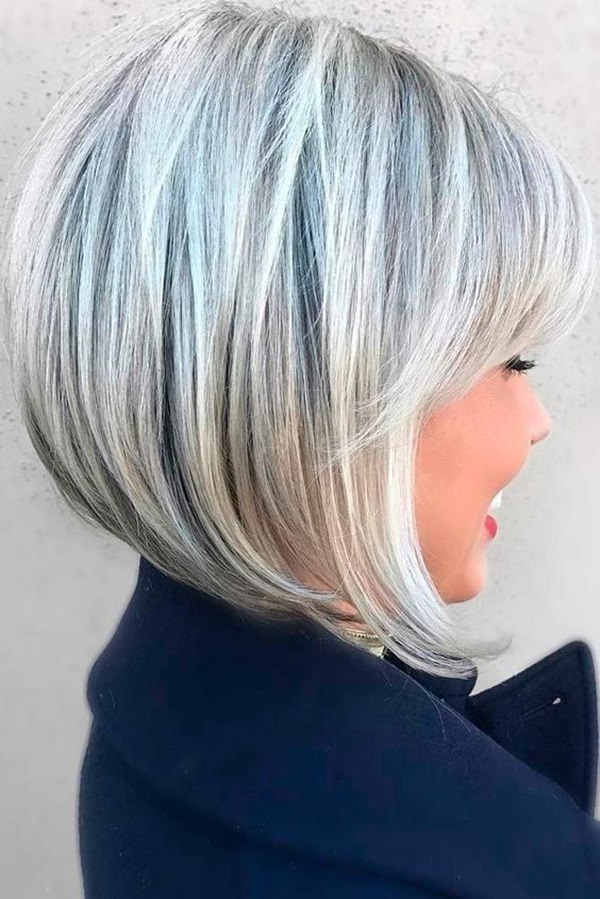 Perfectly Ombre Blonde Choppy Bob