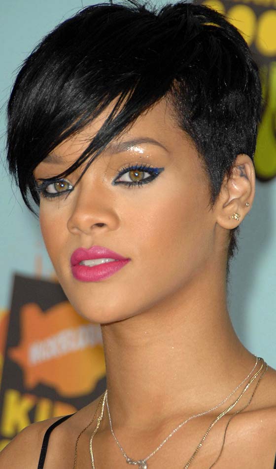 Punk Pixie Cut With Extended Side Bangs