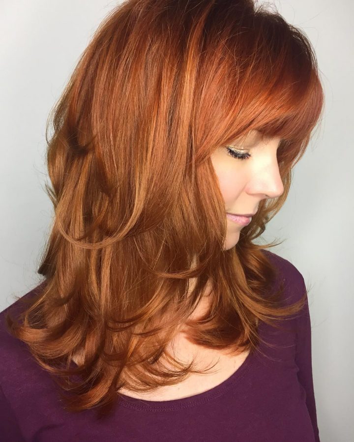 Red Feathered Out Layers