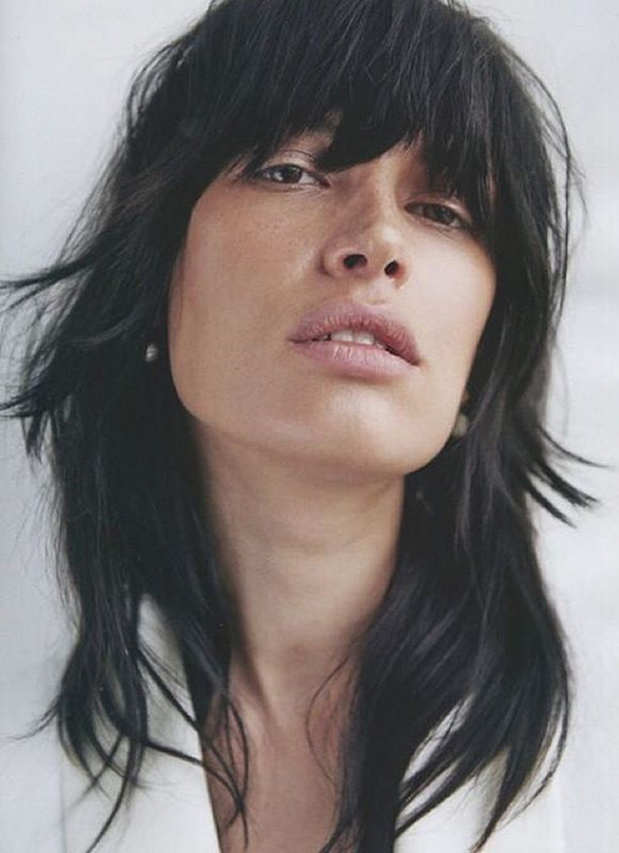 Rough And Shaggy Layers And Bangs