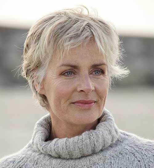 Short Blonde Pixie Hairstyle