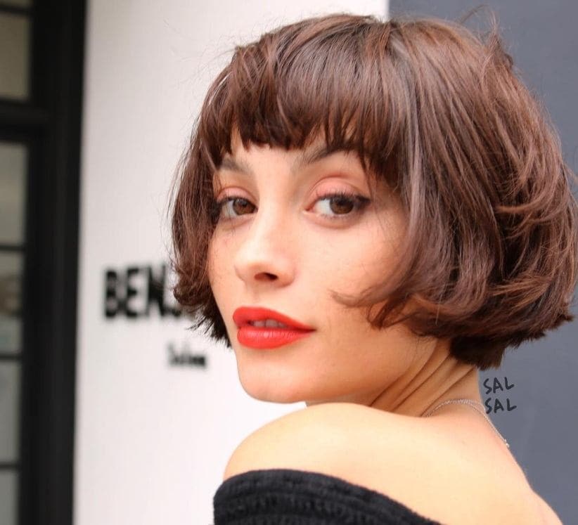 Short Bob with a Bangs
