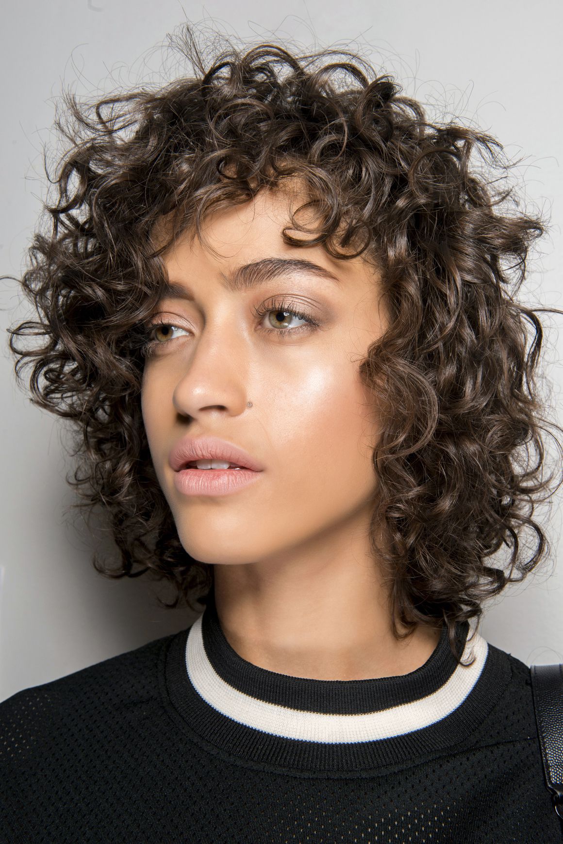 Short Curls in Short Boyish Bob