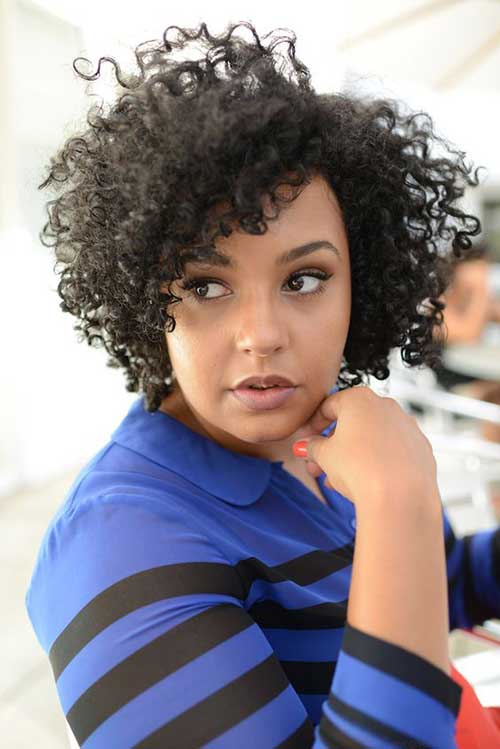 Short Curly Haircut African American 2019