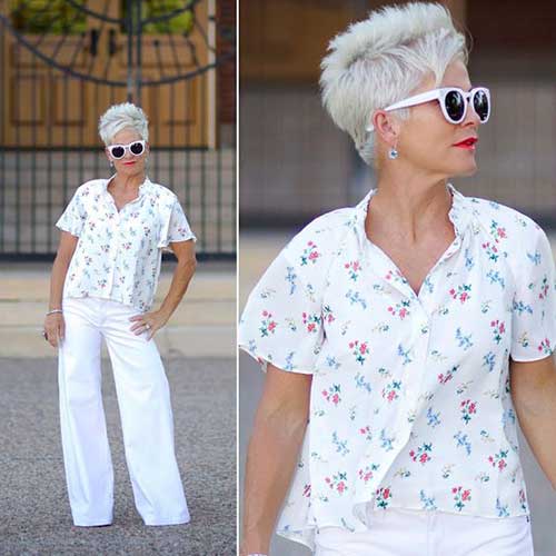 Short Hairstyles for Women Over 50 9