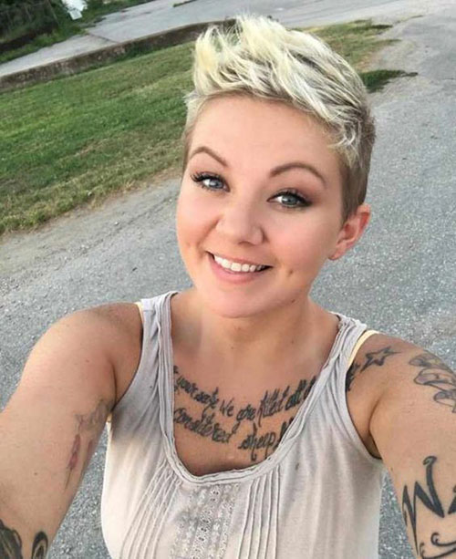 Short Pixie Haircut 1