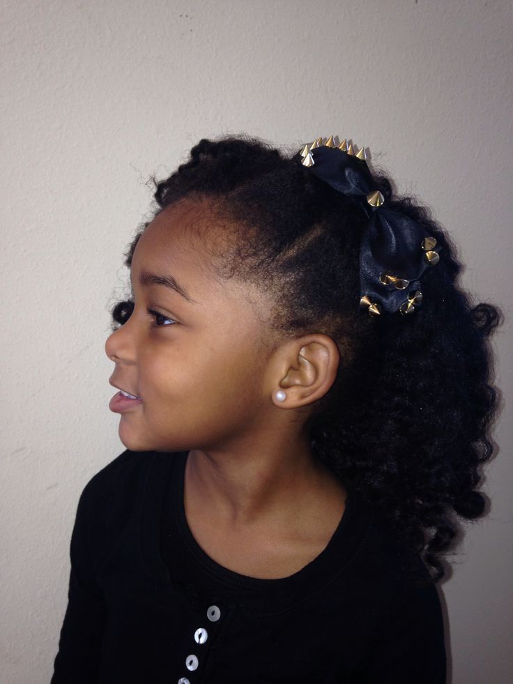 Side Ponytail with Multiple Partitions Tied