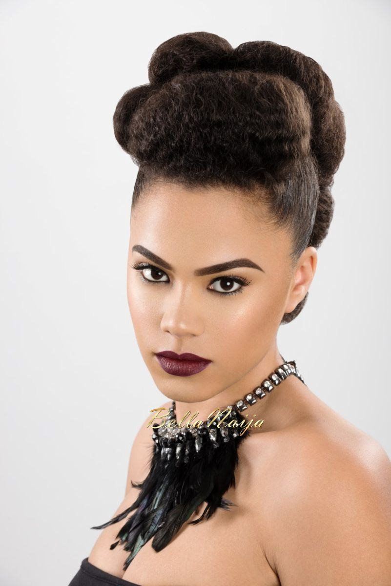 Stylish Poof with a Chic Bun