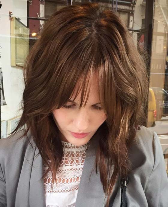 Subtle Waves With Sparse Bangs