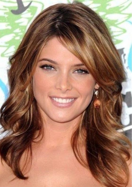 Teenage Open Curls And Side Swept Bangs