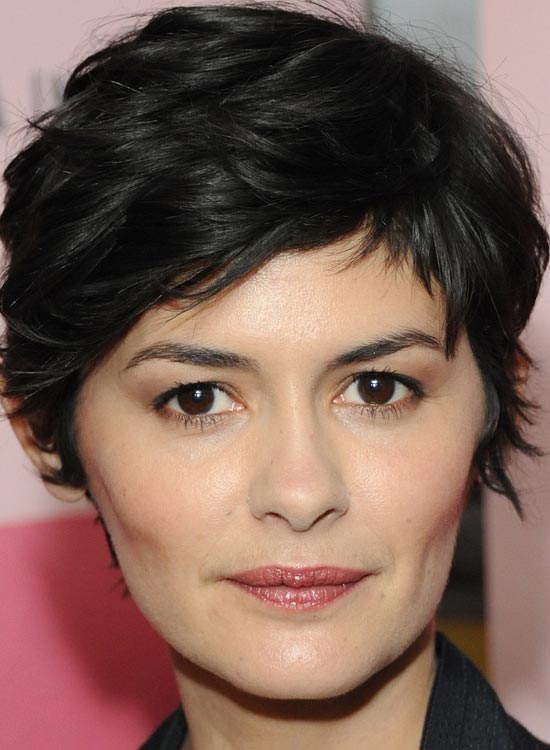 The Black Ruffled Hair Pixie