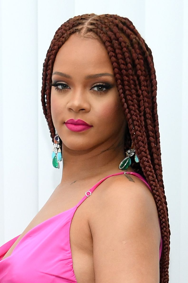 Thin Braids for Long Thick Hair
