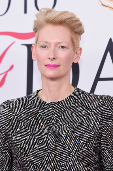 Tilda Swinton Wind blown Haircut