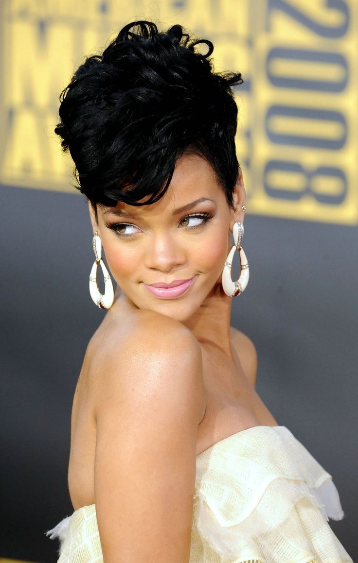 Top Raised Mohawk Look with Curly Hair