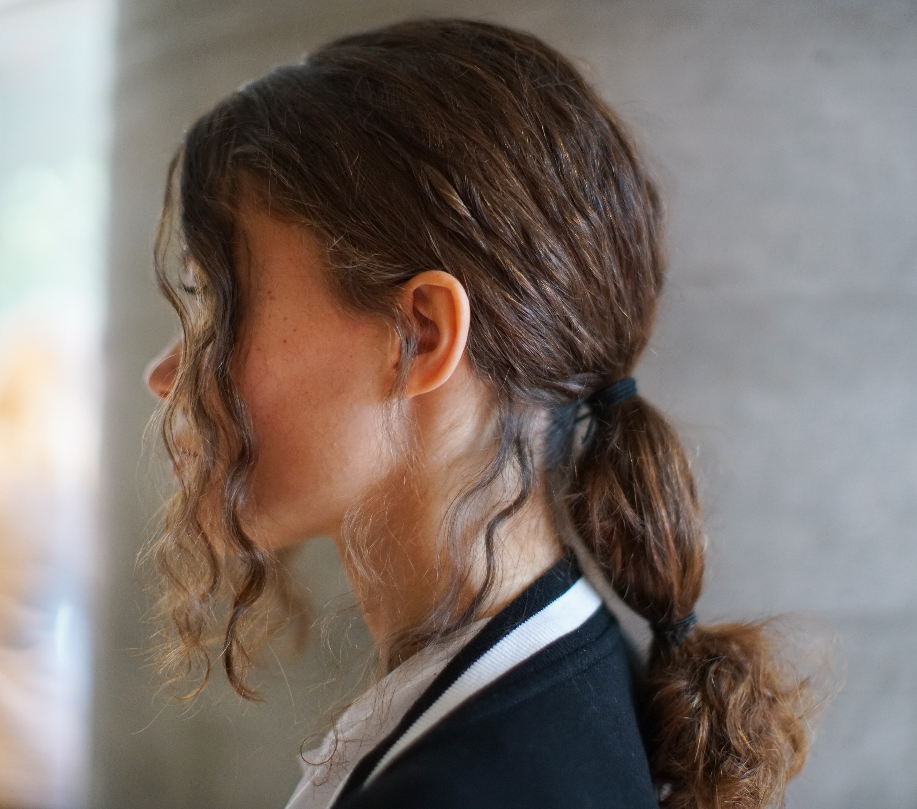 Twin Bubble Pony Hairstyle 1