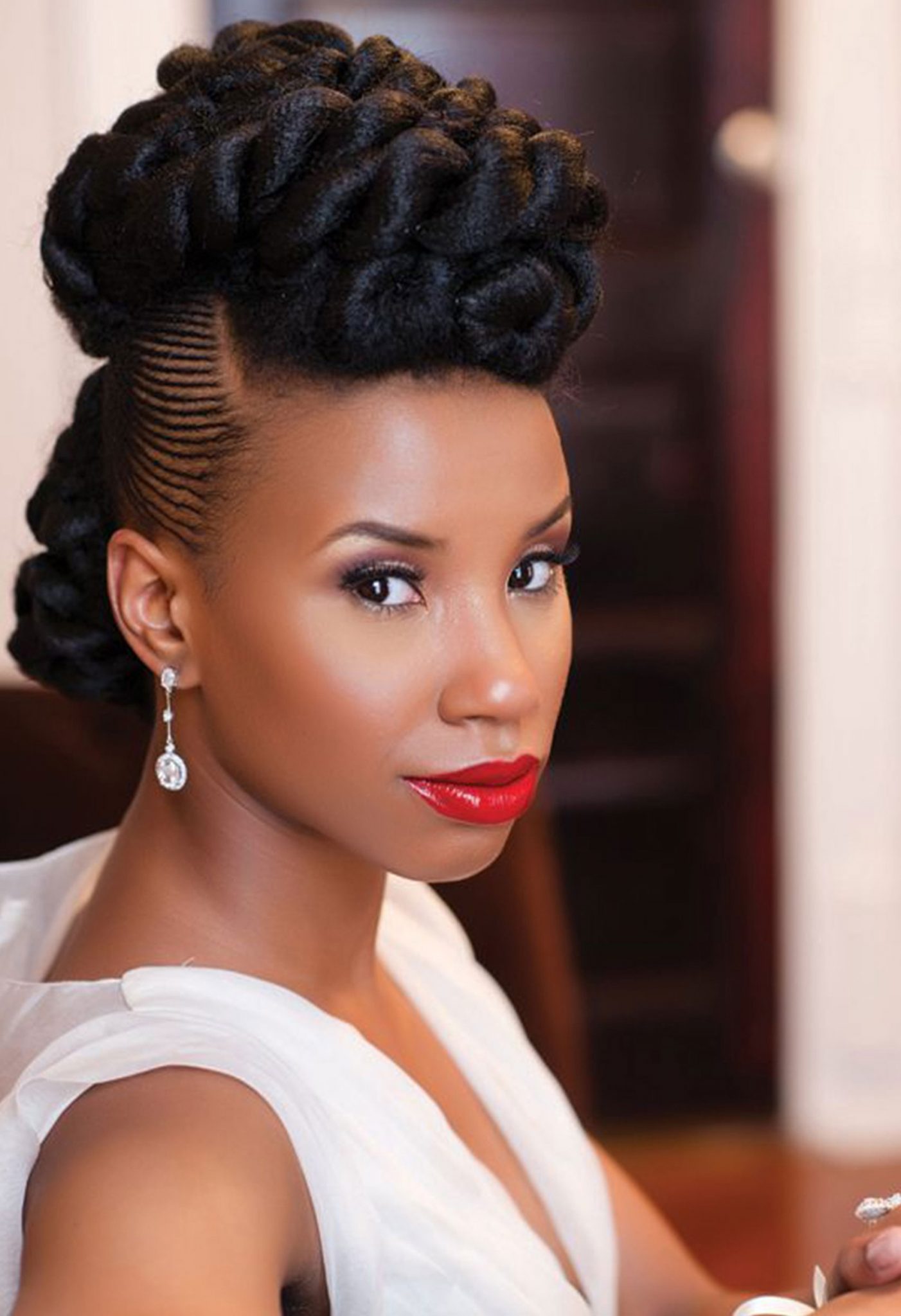 Updo Mohawk Hairstyle