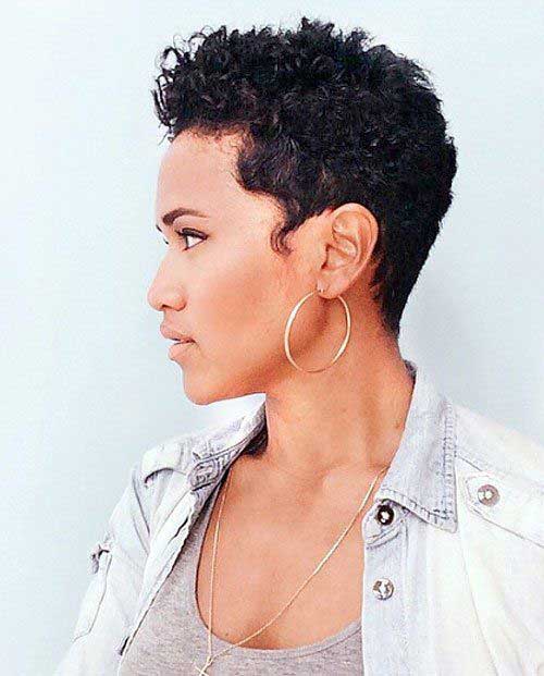 Very Short Natural Curly Hair